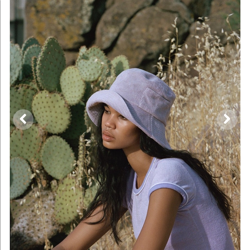 Lack Of Color Wave Terry Bucket Hat In Lavender - image 1
